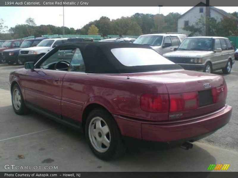Cerise Red Metallic / Grey 1994 Audi Cabriolet
