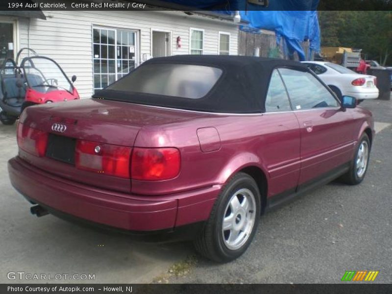 Cerise Red Metallic / Grey 1994 Audi Cabriolet