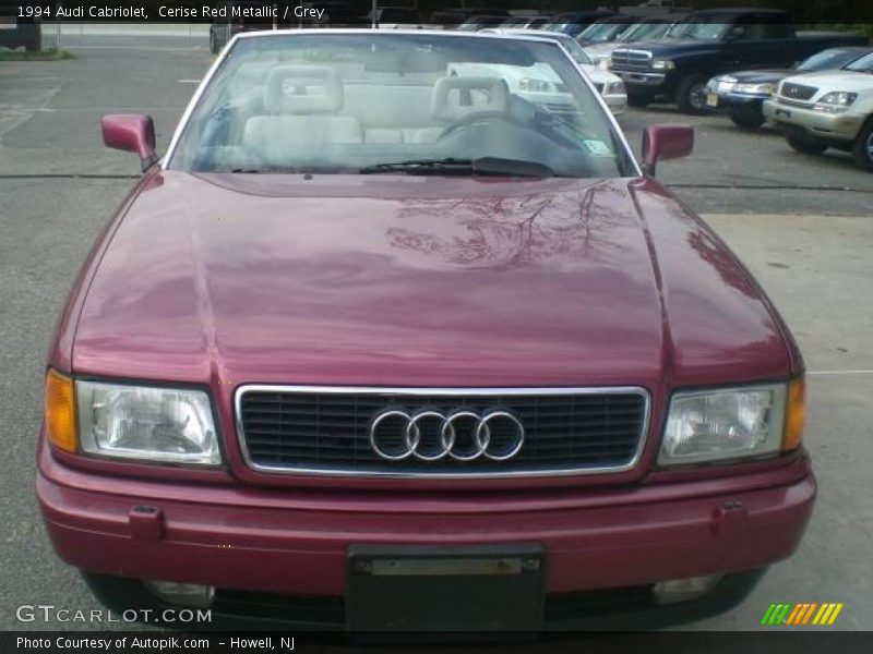 Cerise Red Metallic / Grey 1994 Audi Cabriolet