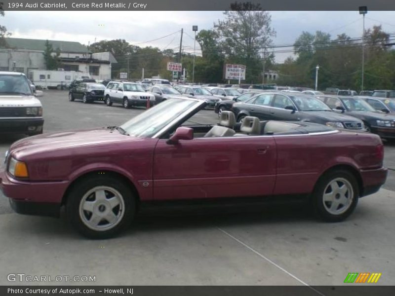 Cerise Red Metallic / Grey 1994 Audi Cabriolet