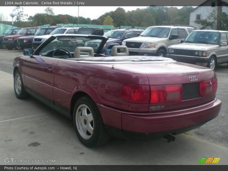 Cerise Red Metallic / Grey 1994 Audi Cabriolet