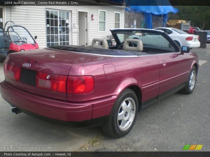 Cerise Red Metallic / Grey 1994 Audi Cabriolet