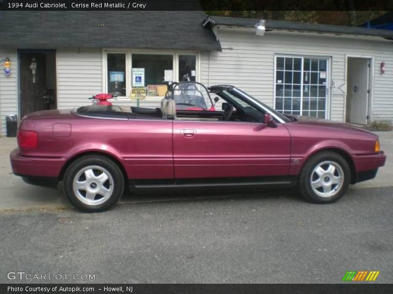 Cerise Red Metallic / Grey 1994 Audi Cabriolet