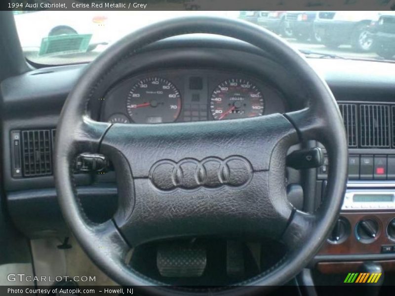 Cerise Red Metallic / Grey 1994 Audi Cabriolet