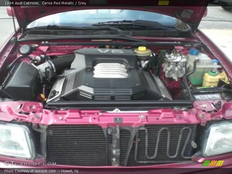 Cerise Red Metallic / Grey 1994 Audi Cabriolet