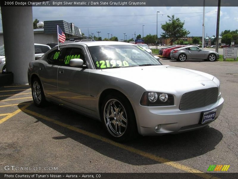 Bright Silver Metallic / Dark Slate Gray/Light Graystone 2006 Dodge Charger R/T