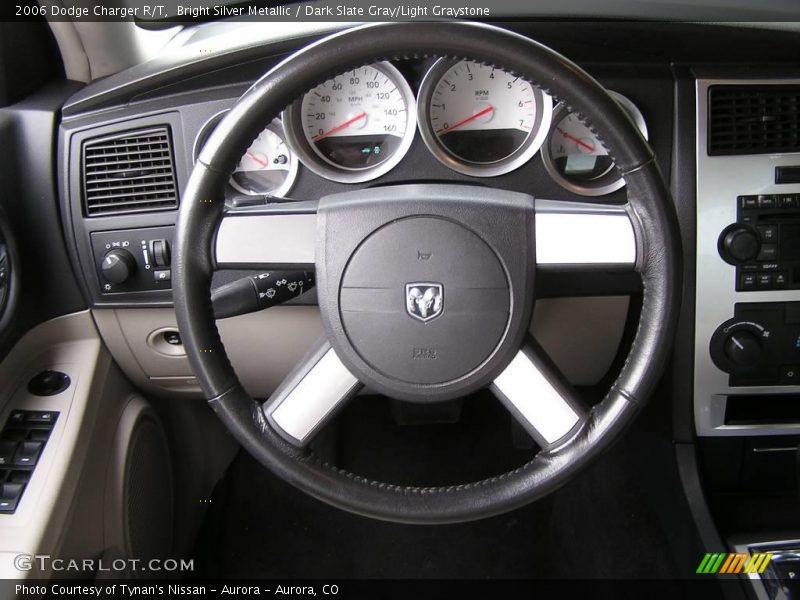 Bright Silver Metallic / Dark Slate Gray/Light Graystone 2006 Dodge Charger R/T