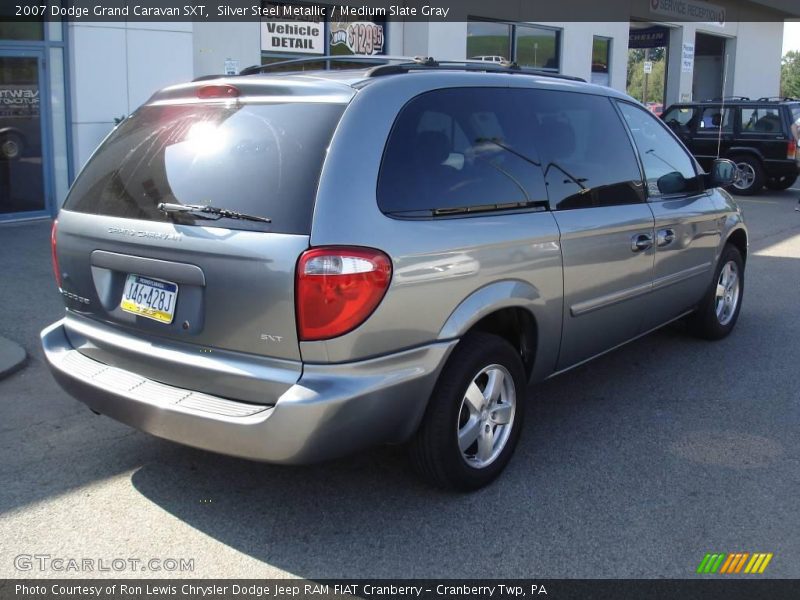 Silver Steel Metallic / Medium Slate Gray 2007 Dodge Grand Caravan SXT