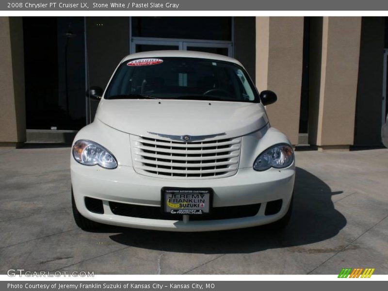 Stone White / Pastel Slate Gray 2008 Chrysler PT Cruiser LX