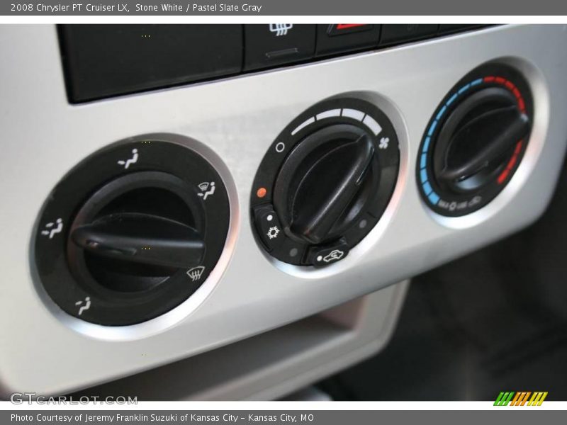 Stone White / Pastel Slate Gray 2008 Chrysler PT Cruiser LX