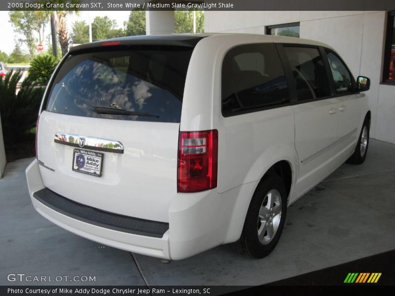 Stone White / Medium Slate Gray/Light Shale 2008 Dodge Grand Caravan SXT