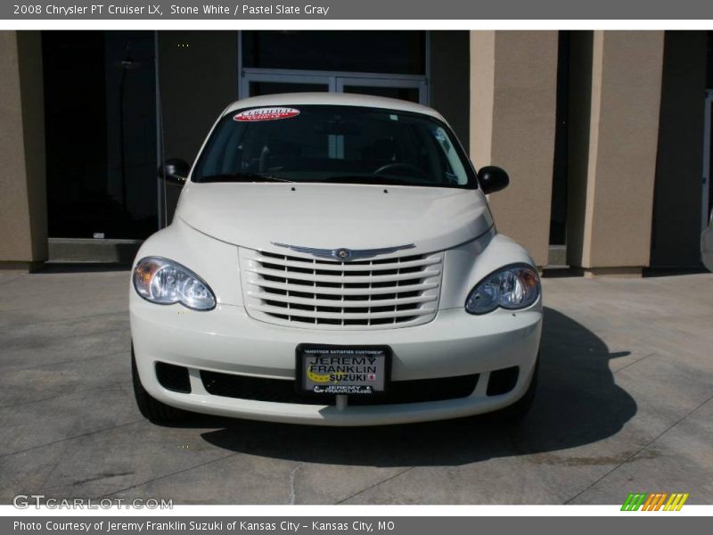 Stone White / Pastel Slate Gray 2008 Chrysler PT Cruiser LX