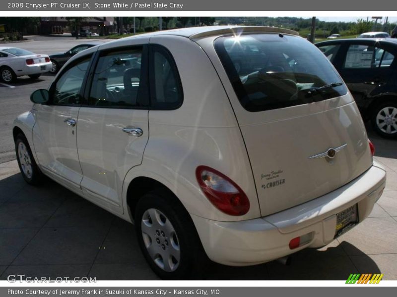 Stone White / Pastel Slate Gray 2008 Chrysler PT Cruiser LX