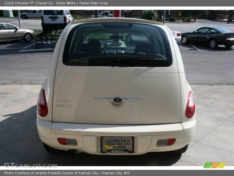 Stone White / Pastel Slate Gray 2008 Chrysler PT Cruiser LX
