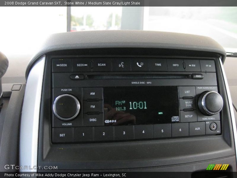 Stone White / Medium Slate Gray/Light Shale 2008 Dodge Grand Caravan SXT