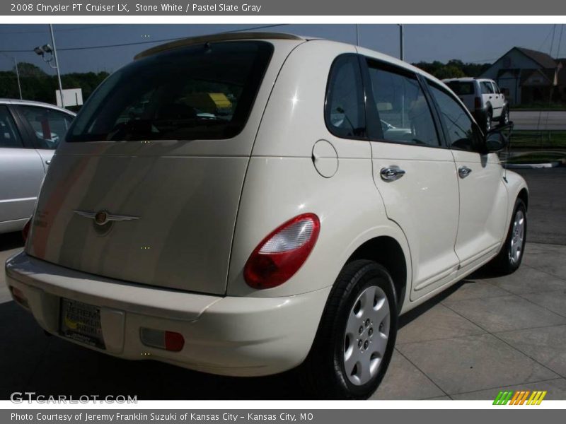 Stone White / Pastel Slate Gray 2008 Chrysler PT Cruiser LX