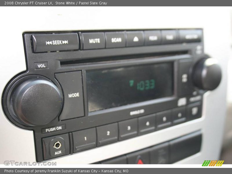 Stone White / Pastel Slate Gray 2008 Chrysler PT Cruiser LX