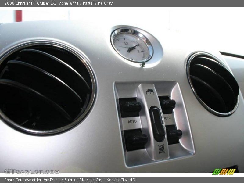Stone White / Pastel Slate Gray 2008 Chrysler PT Cruiser LX