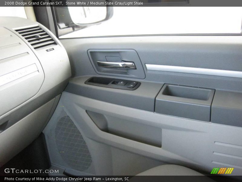 Stone White / Medium Slate Gray/Light Shale 2008 Dodge Grand Caravan SXT