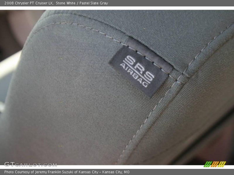 Stone White / Pastel Slate Gray 2008 Chrysler PT Cruiser LX
