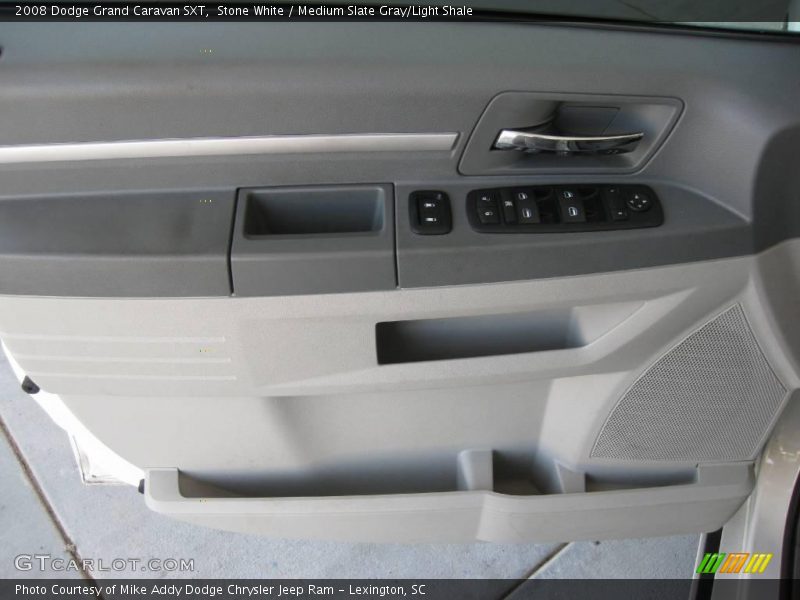 Stone White / Medium Slate Gray/Light Shale 2008 Dodge Grand Caravan SXT