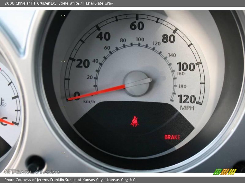 Stone White / Pastel Slate Gray 2008 Chrysler PT Cruiser LX