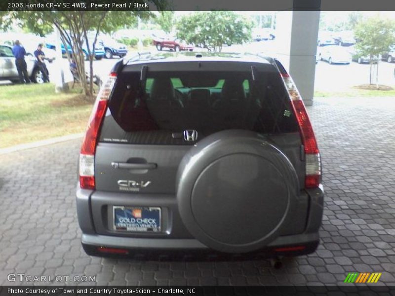 Pewter Pearl / Black 2006 Honda CR-V SE 4WD