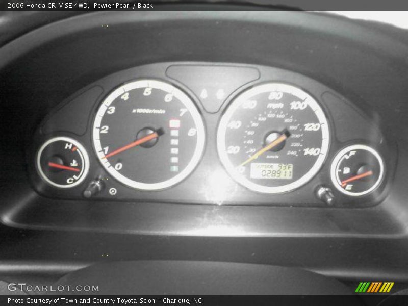 Pewter Pearl / Black 2006 Honda CR-V SE 4WD