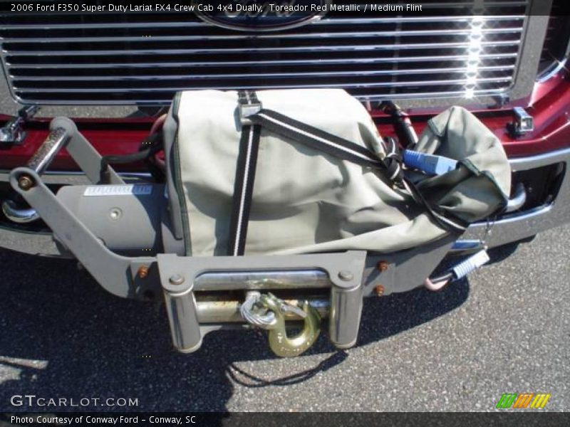 Toreador Red Metallic / Medium Flint 2006 Ford F350 Super Duty Lariat FX4 Crew Cab 4x4 Dually