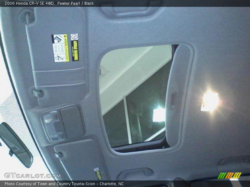 Pewter Pearl / Black 2006 Honda CR-V SE 4WD