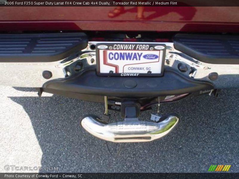 Toreador Red Metallic / Medium Flint 2006 Ford F350 Super Duty Lariat FX4 Crew Cab 4x4 Dually