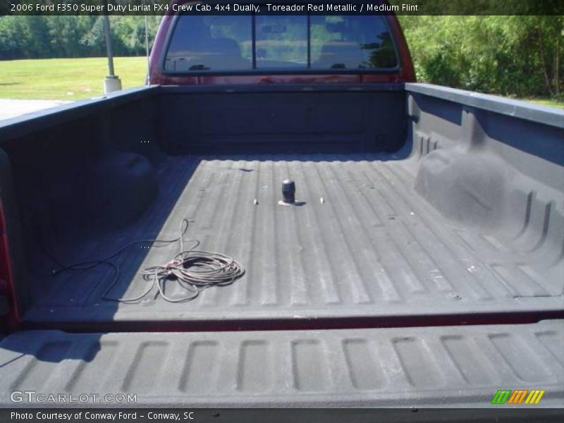 Toreador Red Metallic / Medium Flint 2006 Ford F350 Super Duty Lariat FX4 Crew Cab 4x4 Dually