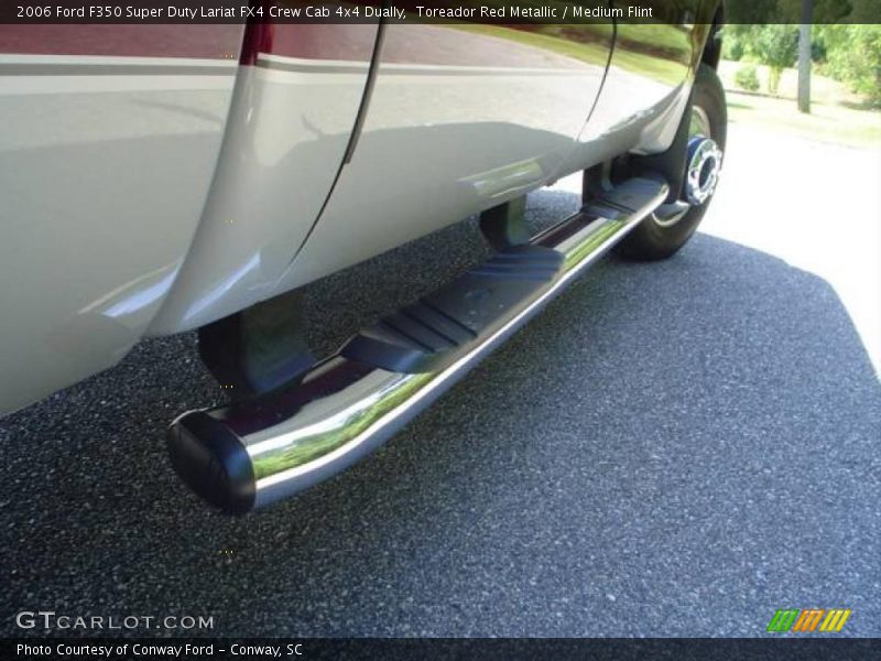 Toreador Red Metallic / Medium Flint 2006 Ford F350 Super Duty Lariat FX4 Crew Cab 4x4 Dually