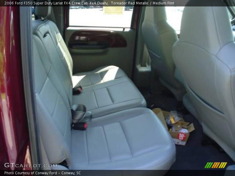 Toreador Red Metallic / Medium Flint 2006 Ford F350 Super Duty Lariat FX4 Crew Cab 4x4 Dually