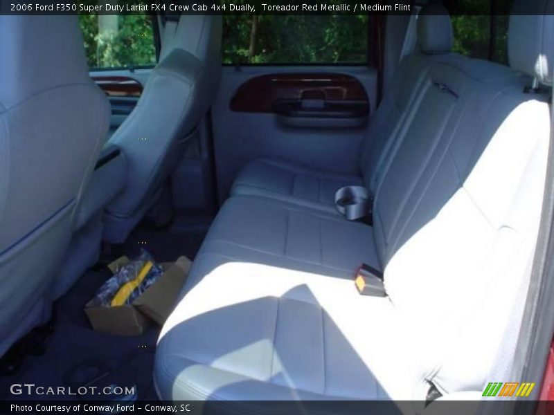 Toreador Red Metallic / Medium Flint 2006 Ford F350 Super Duty Lariat FX4 Crew Cab 4x4 Dually