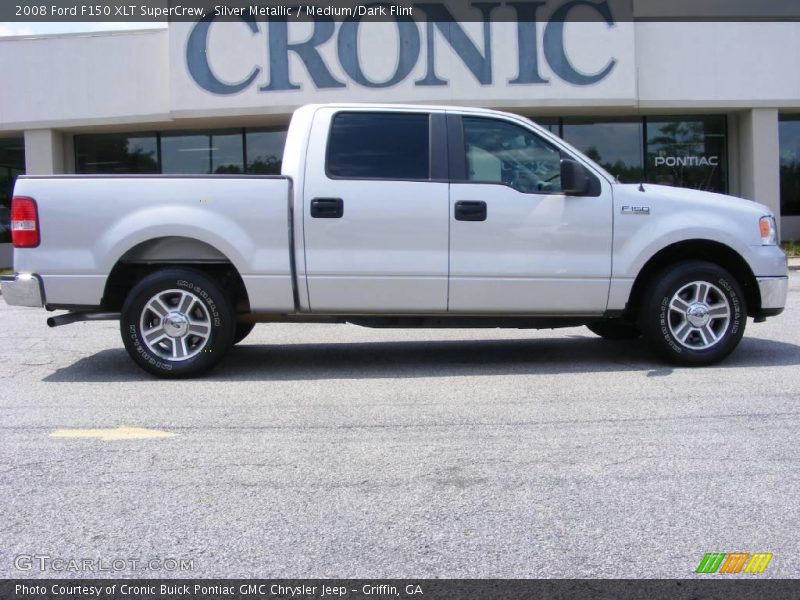 Silver Metallic / Medium/Dark Flint 2008 Ford F150 XLT SuperCrew