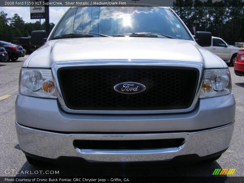 Silver Metallic / Medium/Dark Flint 2008 Ford F150 XLT SuperCrew