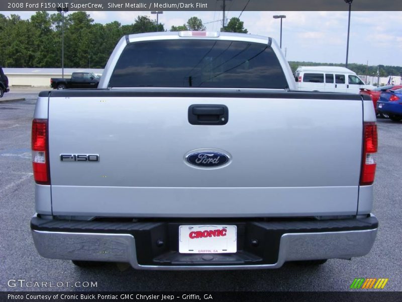 Silver Metallic / Medium/Dark Flint 2008 Ford F150 XLT SuperCrew