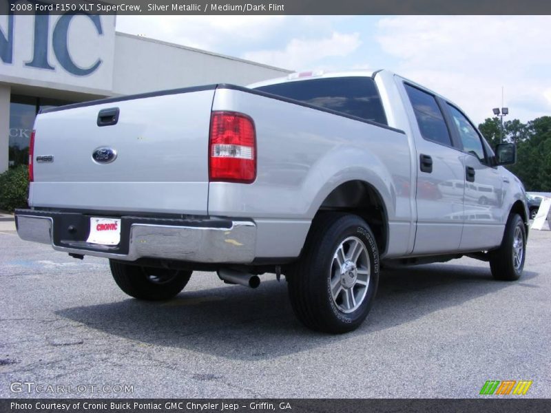 Silver Metallic / Medium/Dark Flint 2008 Ford F150 XLT SuperCrew