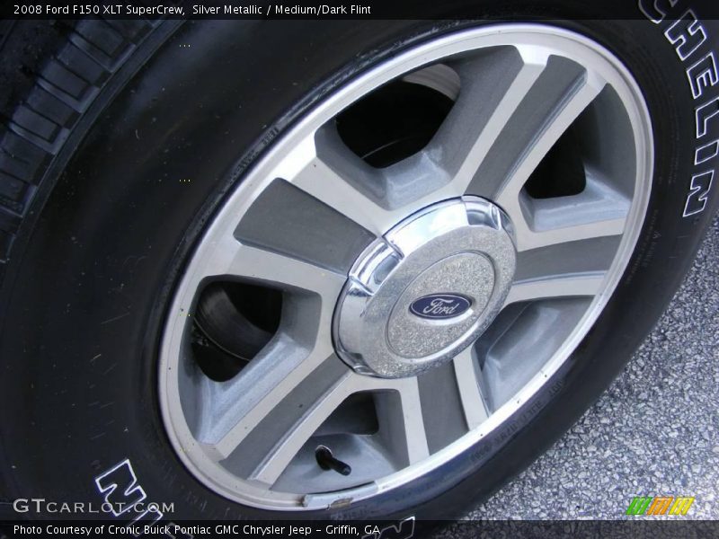 Silver Metallic / Medium/Dark Flint 2008 Ford F150 XLT SuperCrew