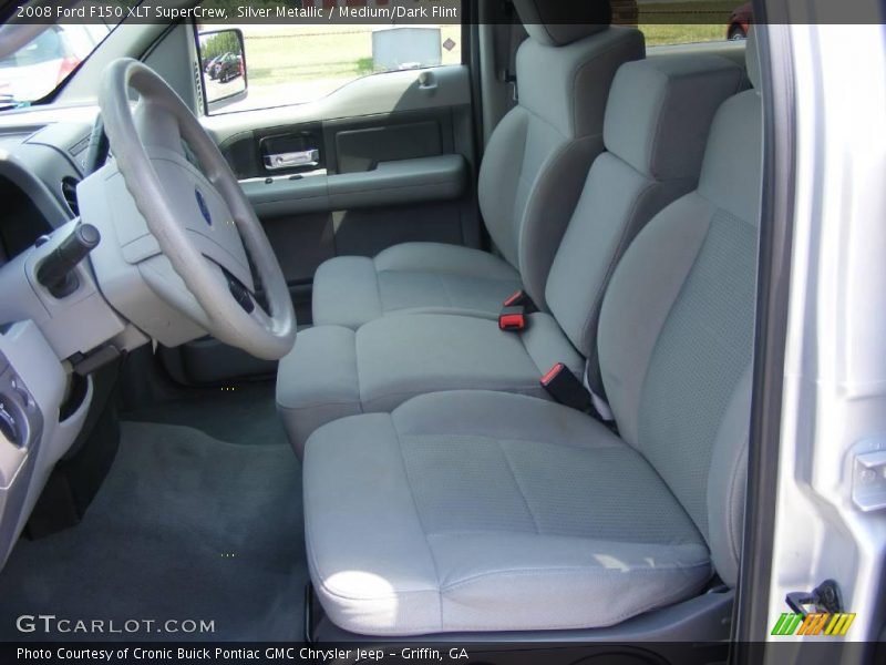 Silver Metallic / Medium/Dark Flint 2008 Ford F150 XLT SuperCrew