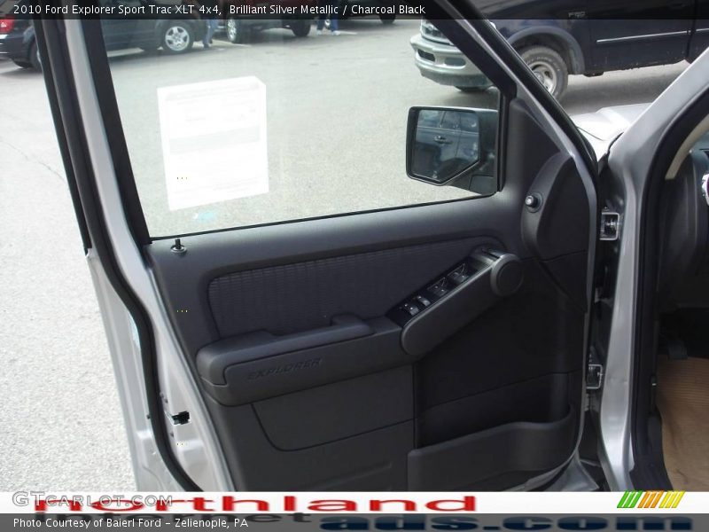 Brilliant Silver Metallic / Charcoal Black 2010 Ford Explorer Sport Trac XLT 4x4