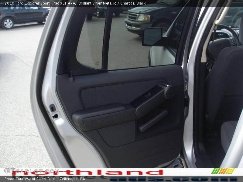 Brilliant Silver Metallic / Charcoal Black 2010 Ford Explorer Sport Trac XLT 4x4