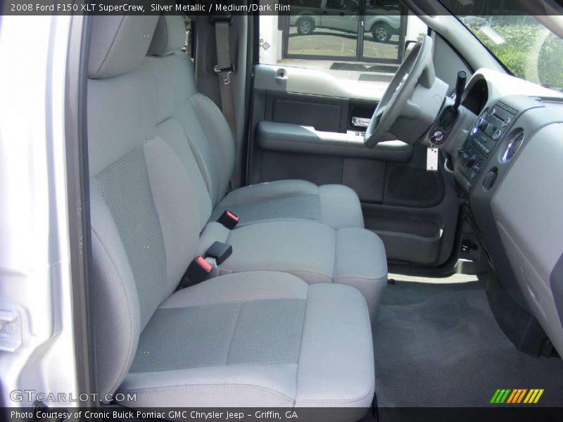 Silver Metallic / Medium/Dark Flint 2008 Ford F150 XLT SuperCrew