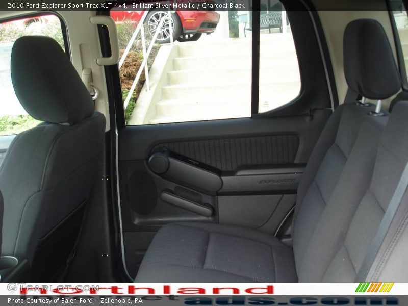 Brilliant Silver Metallic / Charcoal Black 2010 Ford Explorer Sport Trac XLT 4x4