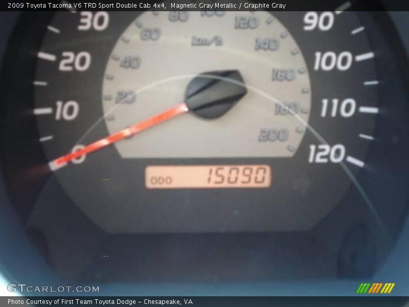 Magnetic Gray Metallic / Graphite Gray 2009 Toyota Tacoma V6 TRD Sport Double Cab 4x4
