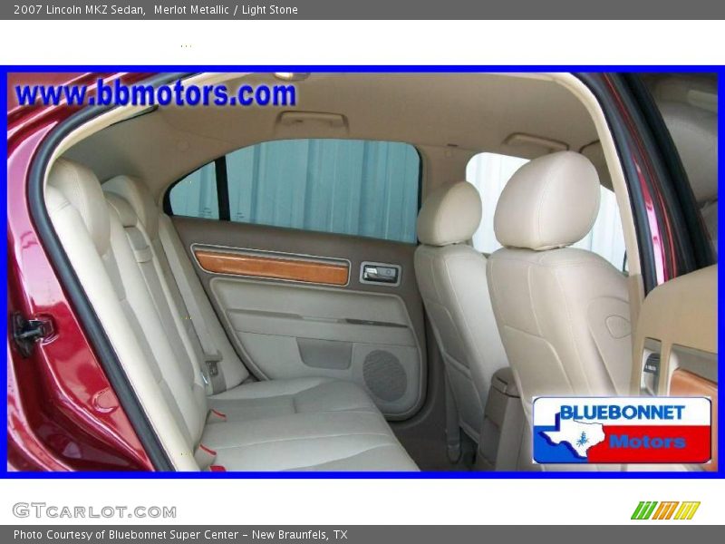 Merlot Metallic / Light Stone 2007 Lincoln MKZ Sedan