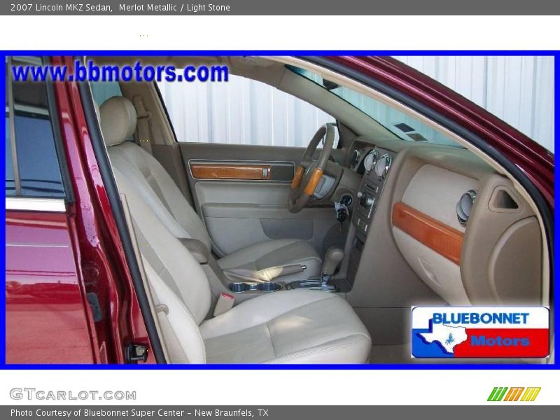 Merlot Metallic / Light Stone 2007 Lincoln MKZ Sedan