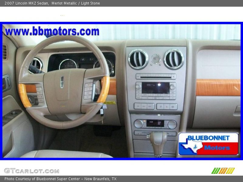 Merlot Metallic / Light Stone 2007 Lincoln MKZ Sedan
