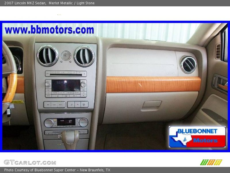 Merlot Metallic / Light Stone 2007 Lincoln MKZ Sedan